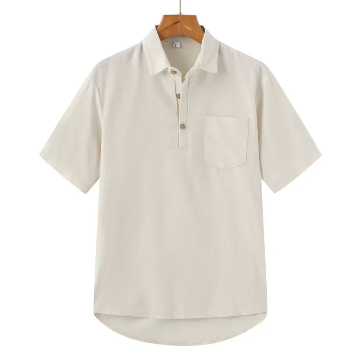 Casablanca - Linen polo shirt