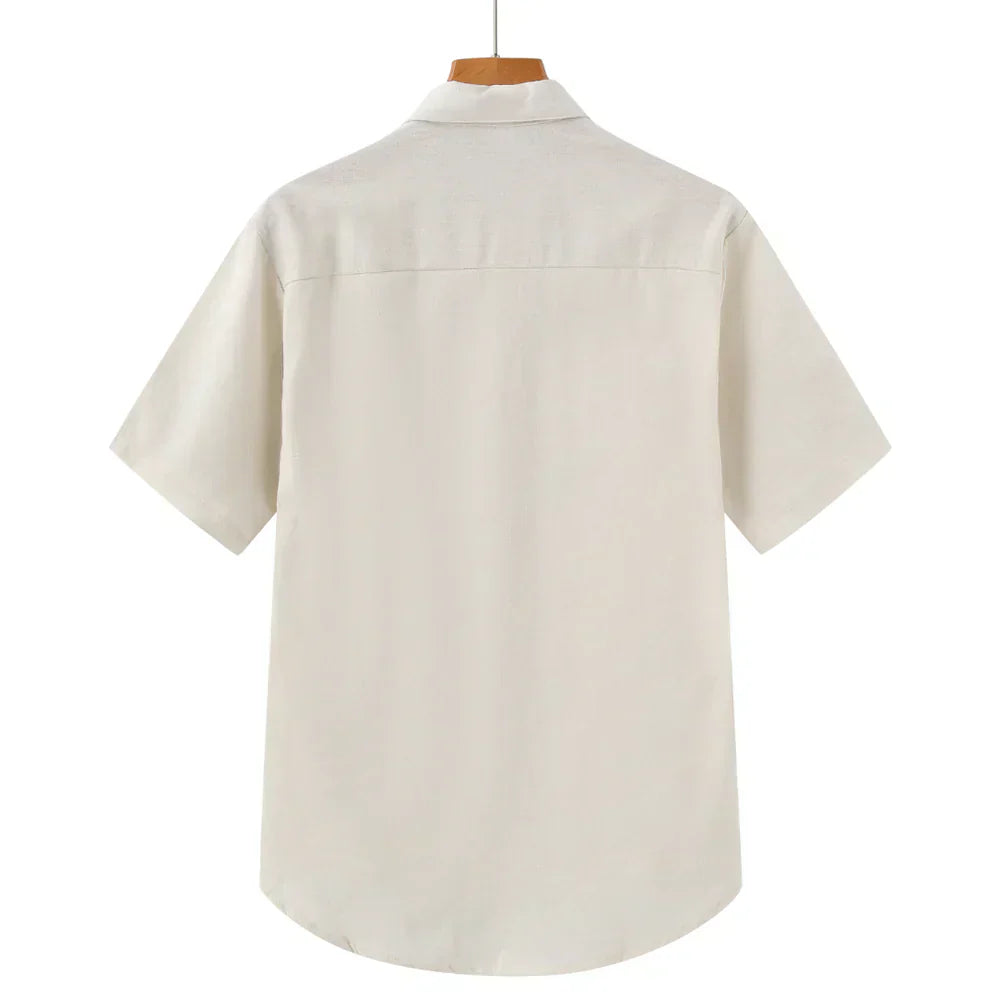 Casablanca - Linen polo shirt