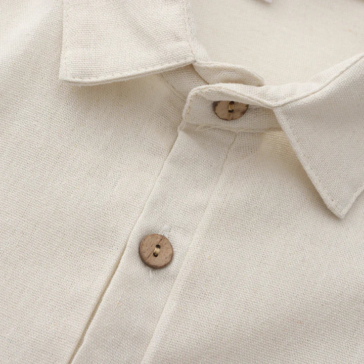 Casablanca - Linen polo shirt