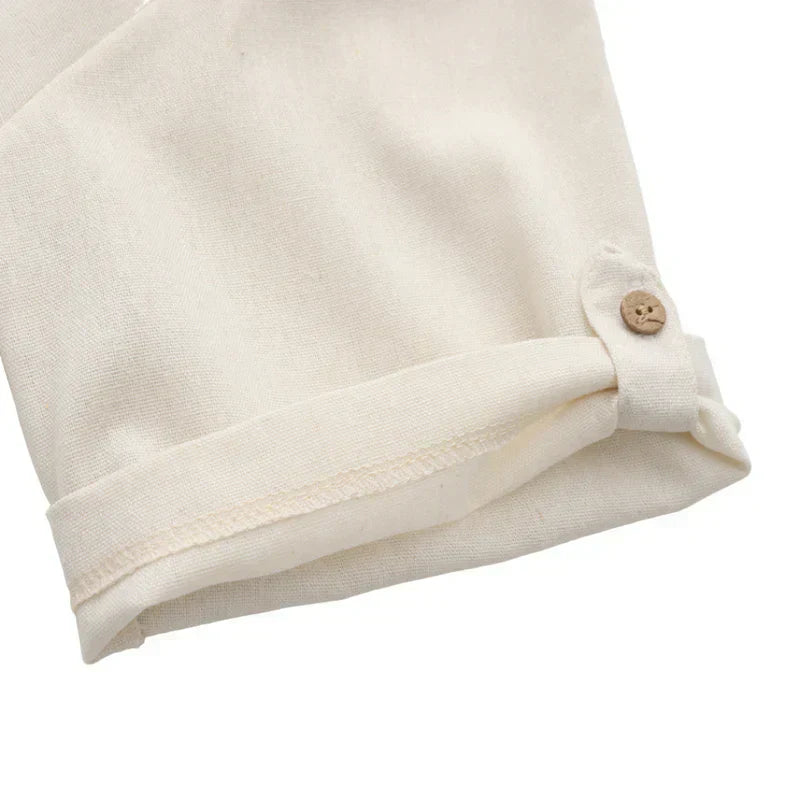 Casablanca - Linen polo shirt