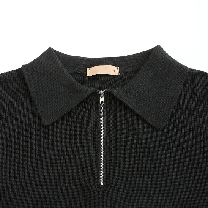 Cesare - jumper with half zip