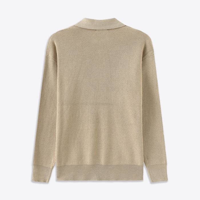 Cesare - jumper with half zip